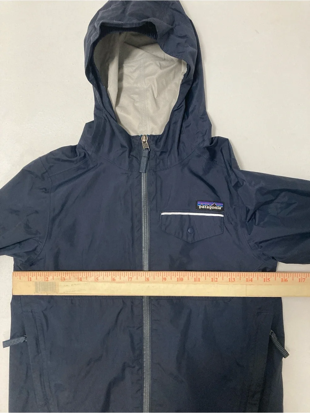 Patagonia Torrentshell Rain Jacket  Hooded Kids Infant XS 5-6 Black